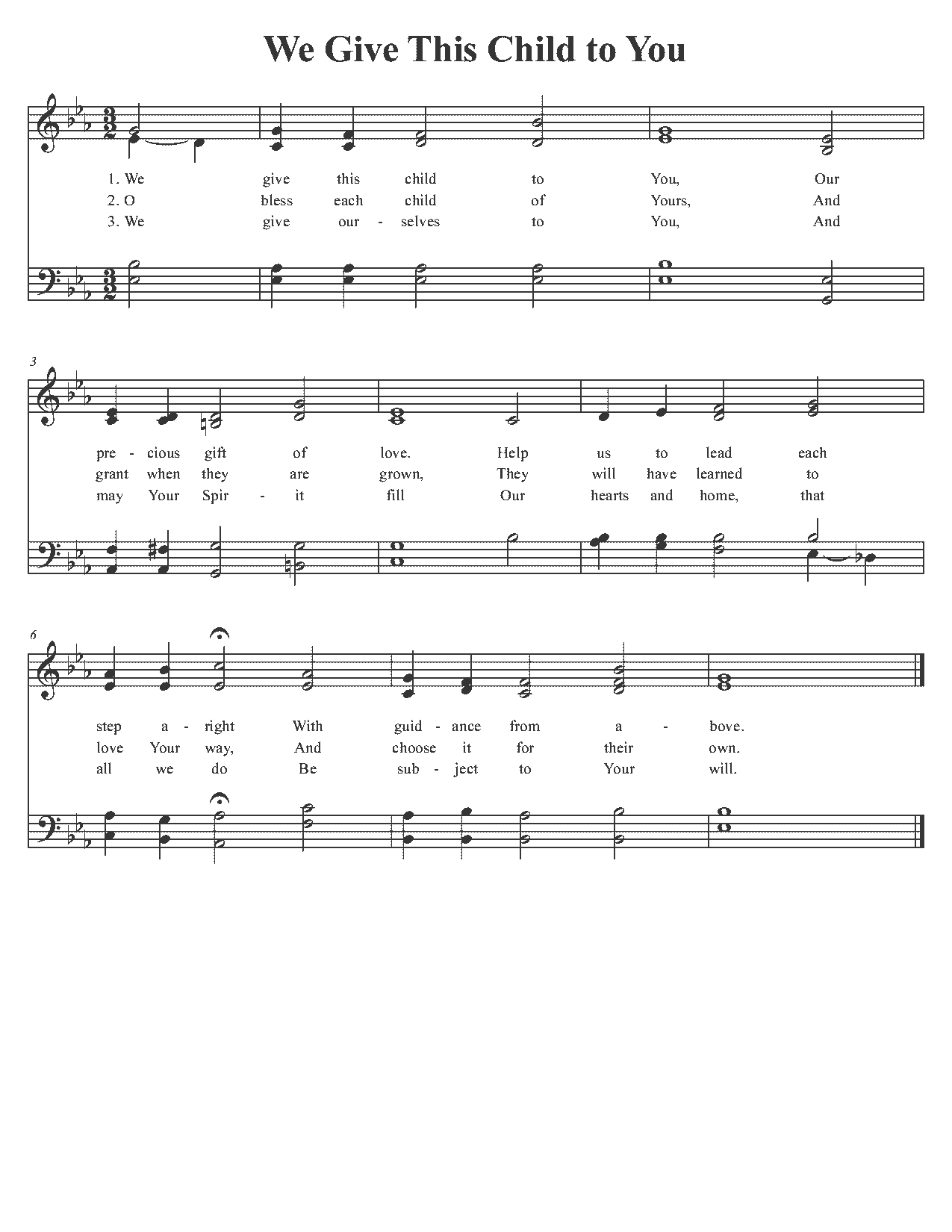 Pagpalain Nawa - Sheet Music Page 1