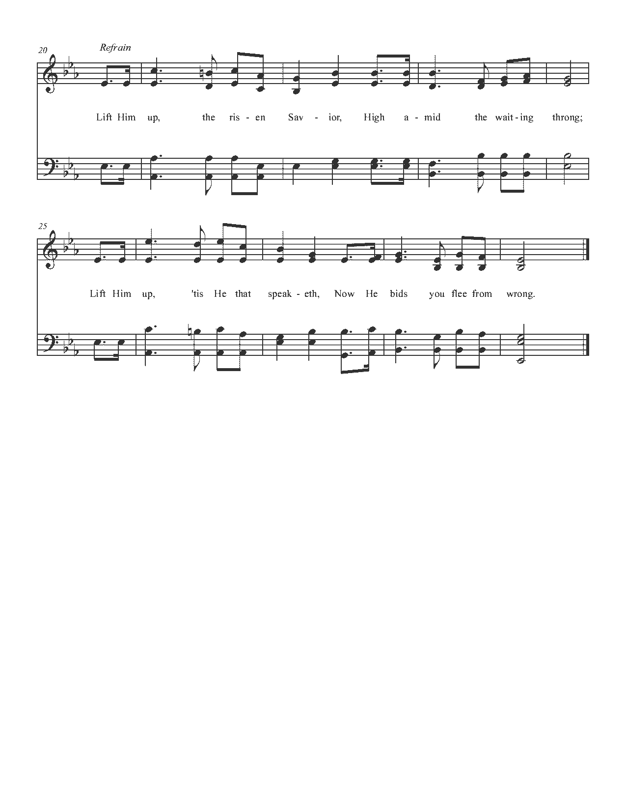 Lift Him Up - Sheet Music Page 2